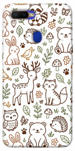 Чехол Wildlife pattern для Oppo A7
