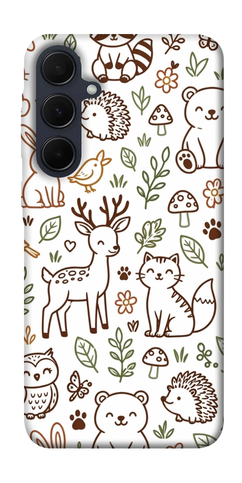 Чехол Wildlife pattern для Galaxy A35
