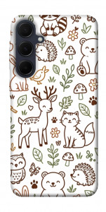 Чехол Wildlife pattern для Galaxy A35