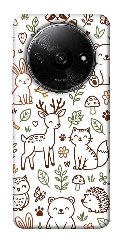 Чехол Wildlife pattern для Xiaomi Redmi A3