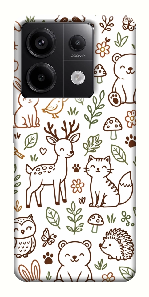 Чохол Wildlife pattern для Xiaomi Redmi Note 13 Pro 4G