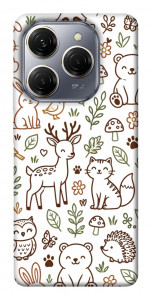 Чохол Wildlife pattern для TECNO Spark 20 Pro