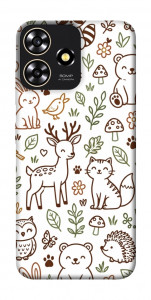 Чехол Wildlife pattern для ZTE Blade A73 4G