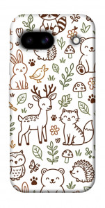 Чехол Wildlife pattern для Google Pixel 8a