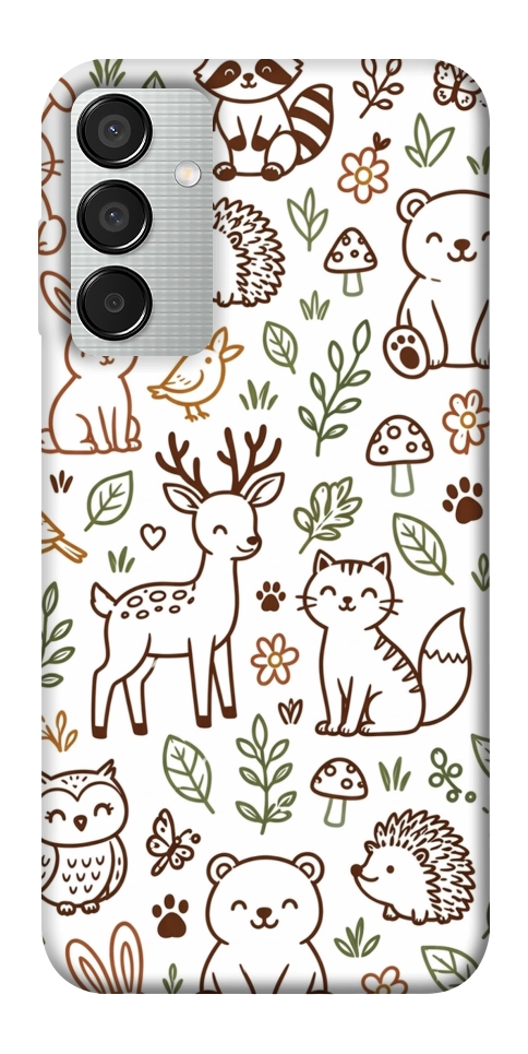 Чехол Wildlife pattern для Galaxy M15 5G