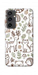 Чехол Wildlife pattern для Galaxy S24 FE