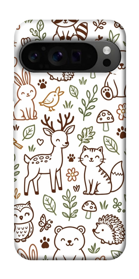 Чохол Wildlife pattern для Google Pixel 9 Pro