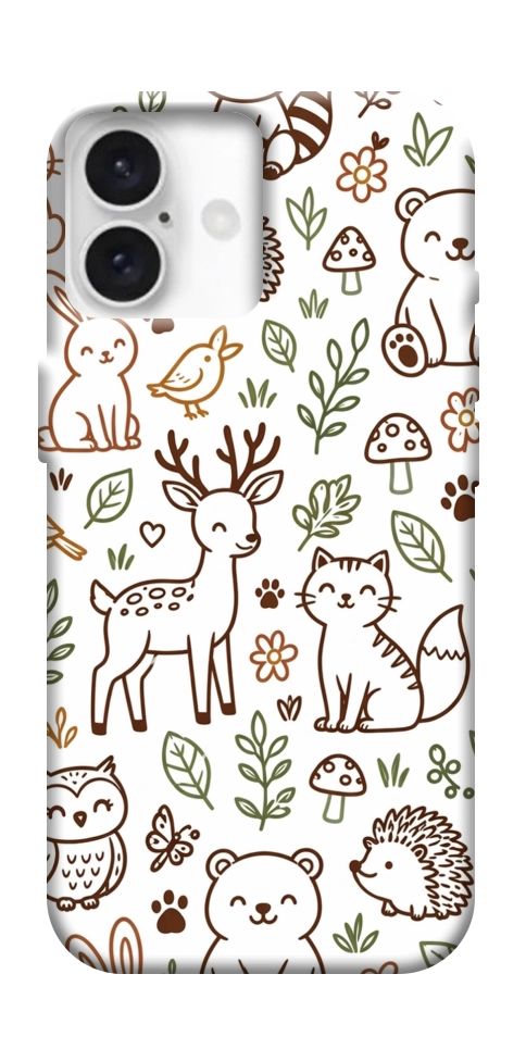 Чохол Wildlife pattern для iPhone 16