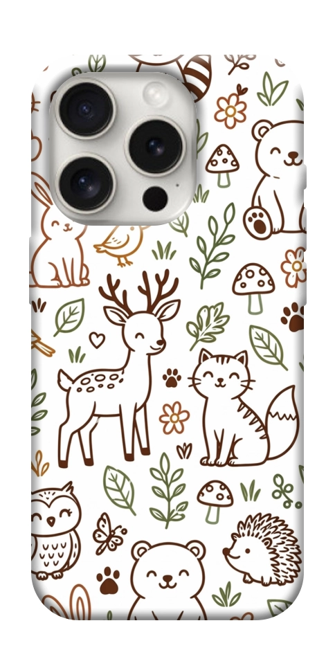 Чохол Wildlife pattern для iPhone 16 Pro Max