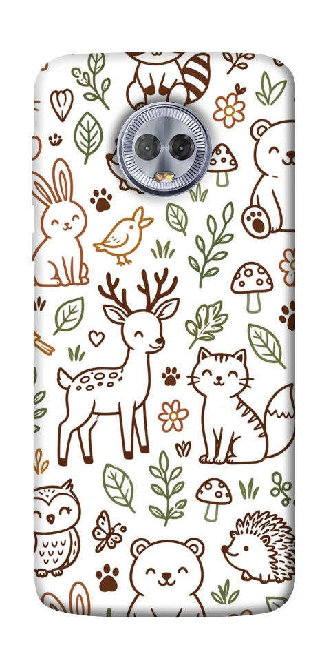 Чохол Wildlife pattern для Motorola Moto G6 Plus