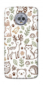 Чохол Wildlife pattern для Motorola Moto G6 Plus