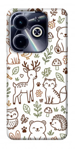 Чехол Wildlife pattern для TECNO Spark 20