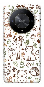Чехол Wildlife pattern для Huawei Magic6 Lite