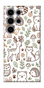 Чехол Wildlife pattern для Galaxy S25 Ultra