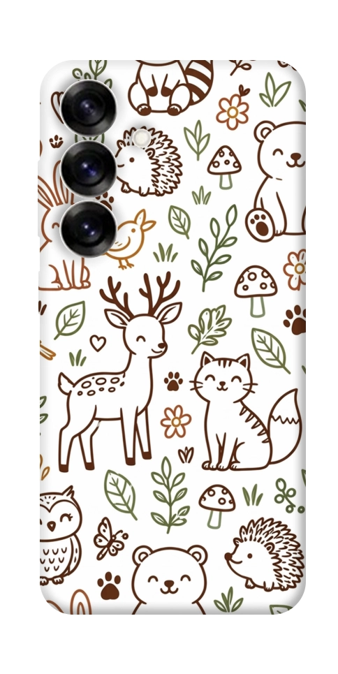 Чехол Wildlife pattern для Galaxy S25+