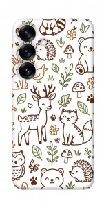 Чехол Wildlife pattern для Galaxy S25+