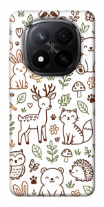 Чехол Wildlife pattern для Xiaomi Redmi Note 14 Pro+ 5G