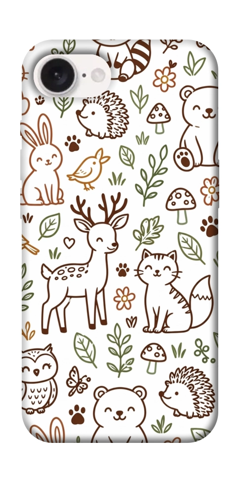Чехол Wildlife pattern для iPhone 16e