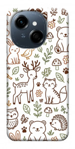 Чехол Wildlife pattern для TECNO Spark Go 1 (KL4)