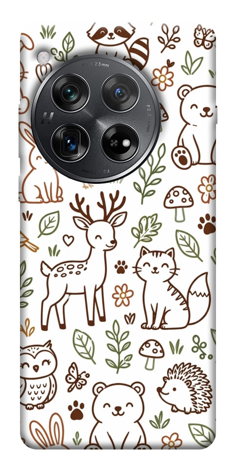 Чехол Wildlife pattern для OnePlus 12