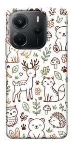Чохол Wildlife pattern для Xiaomi Redmi Note 14 4G (Europe version)