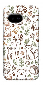 Чехол Wildlife pattern для Google Pixel 9a
