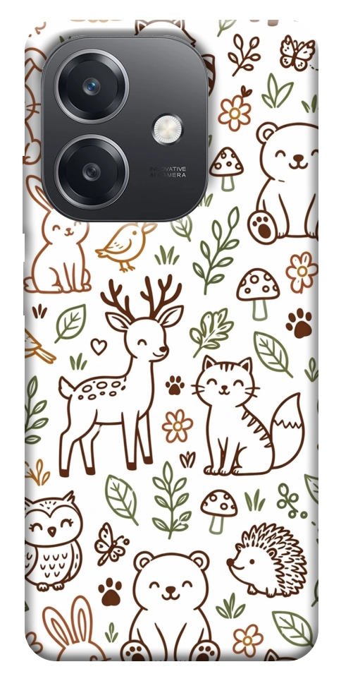 Чехол Wildlife pattern для Oppo A40m