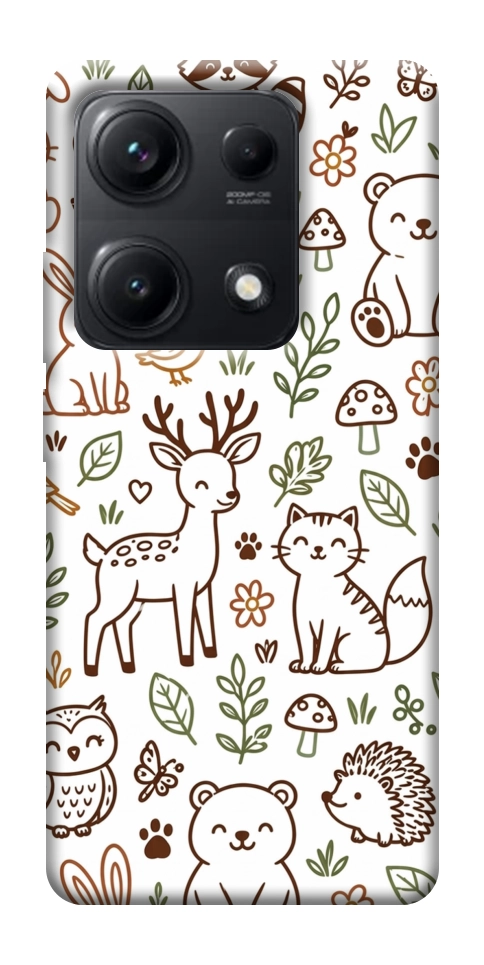 Чохол Wildlife pattern для Xiaomi Redmi Note 14S