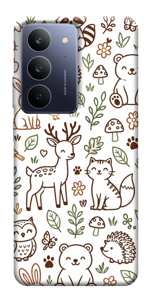 Чехол Wildlife pattern для Realme C75x