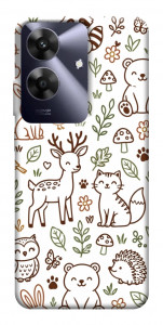 Чохол Wildlife pattern для Realme Note 60