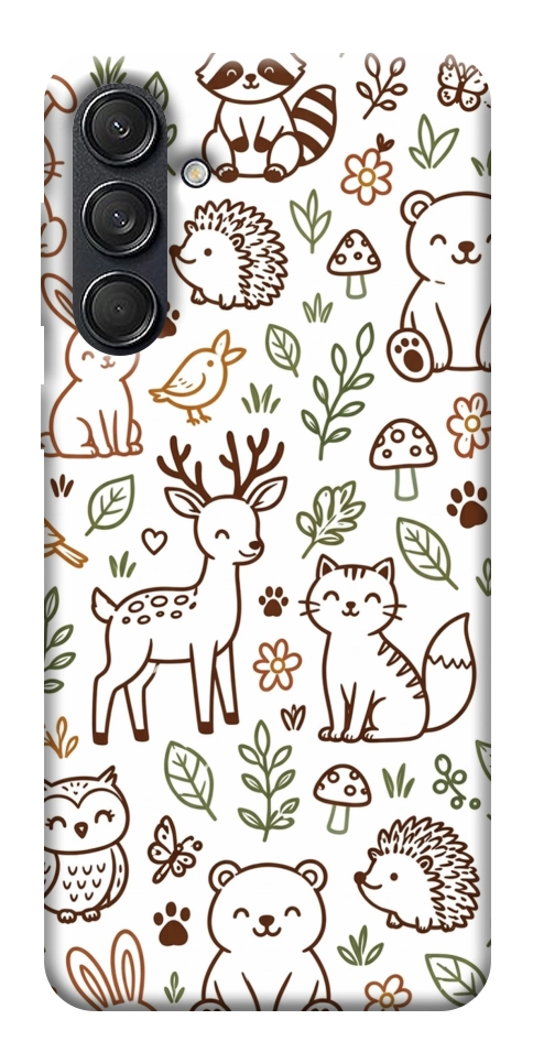 Чехол Wildlife pattern для Galaxy M55