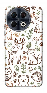 Чехол Wildlife pattern для TECNO Spark 30 Pro (KL7)