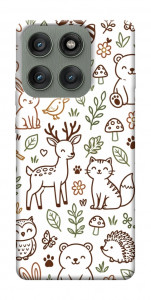 Чехол Wildlife pattern для Motorola Edge 60 Pro