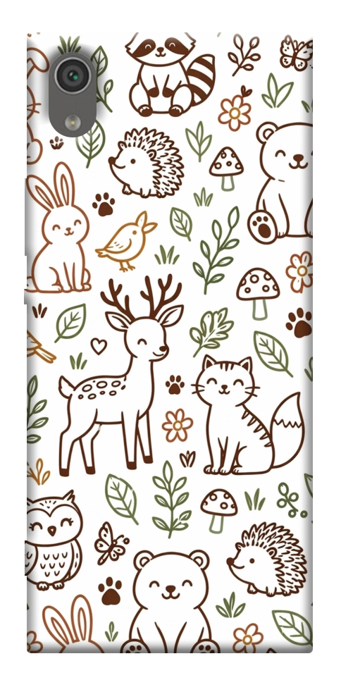 Чехол Wildlife pattern для Sony Xperia XA1