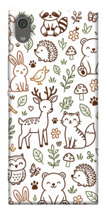 Чехол Wildlife pattern для Sony Xperia XA1