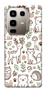 Чехол Wildlife pattern для Infinix Note 50 Pro 4G