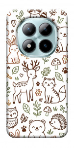 Чехол Wildlife pattern для Xiaomi Redmi Note 15 Pro 5G