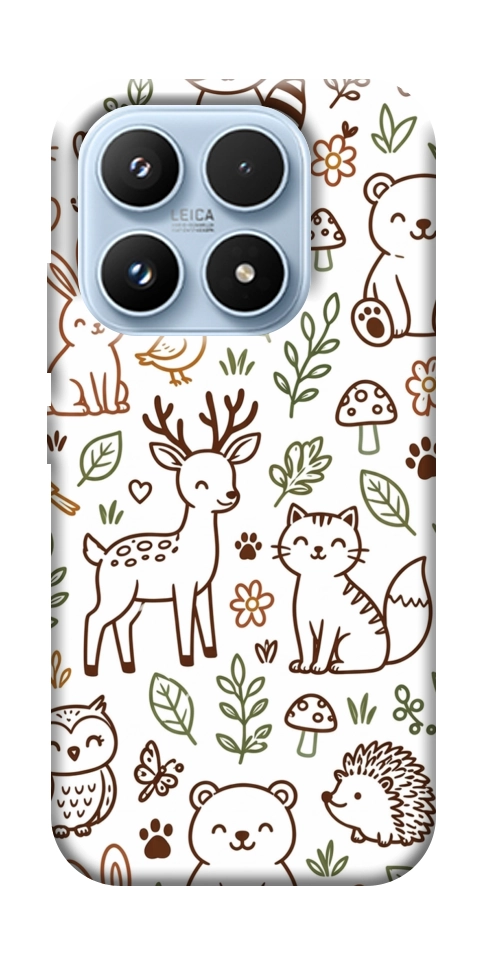Чехол Wildlife pattern для Xiaomi 17