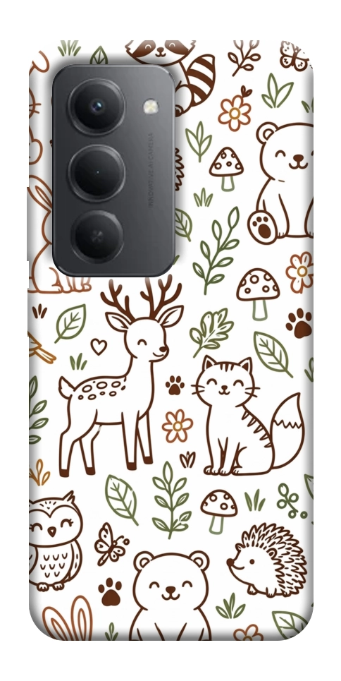 Чохол Wildlife pattern для Xiaomi Redmi 15 (Global)