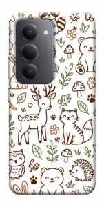 Чехол Wildlife pattern для Xiaomi Redmi 15 4G (Global)