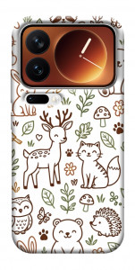 Чехол Wildlife pattern для Xiaomi 17 Pro