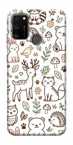 Чехол Wildlife pattern для Huawei Honor 9A