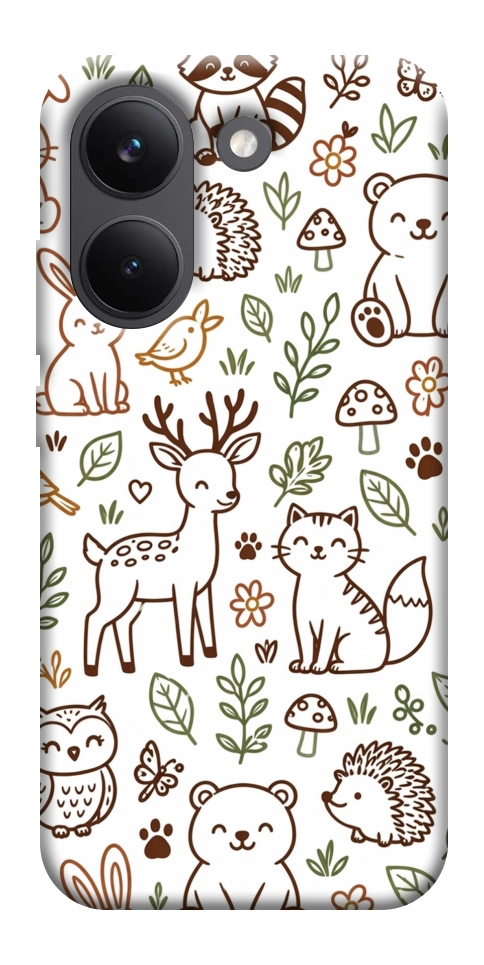 Чехол Wildlife pattern для Xiaomi Poco X8 Pro