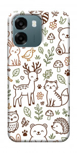 Чехол Wildlife pattern для Oppo A6