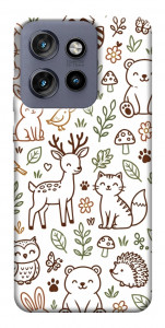 Чехол Wildlife pattern для Motorola Edge 60 Neo