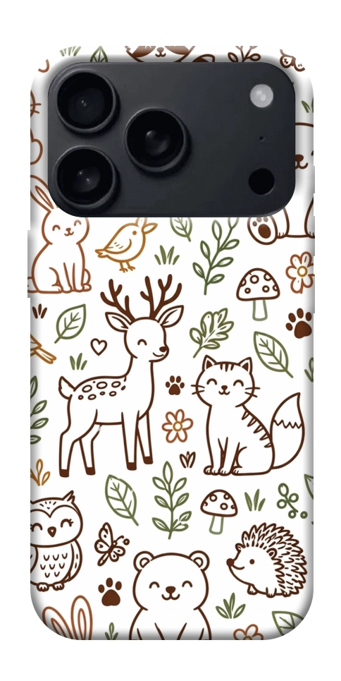 Чехол Wildlife pattern для iPhone 18 Pro
