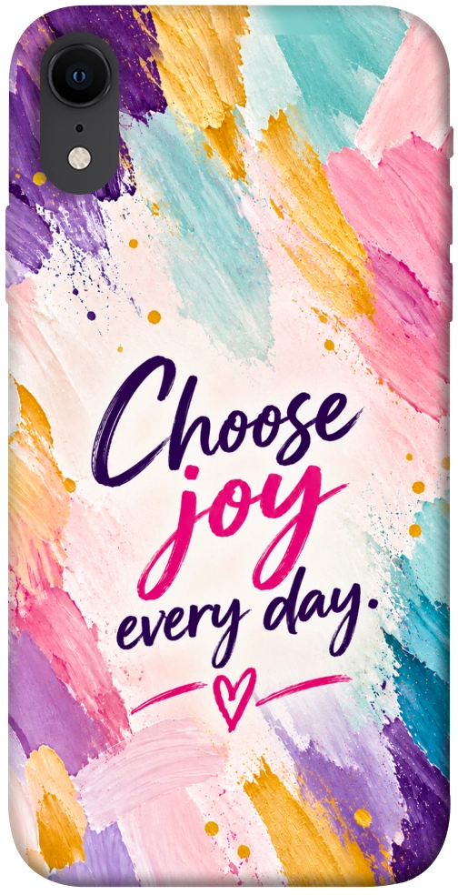 Чехол Choose joy everyday для iPhone XR