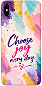 Чехол Choose joy everyday для iPhone XS Max
