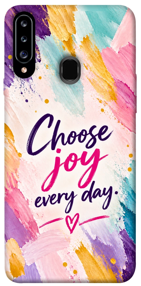Чехол Choose joy everyday для Galaxy A20s (2019)