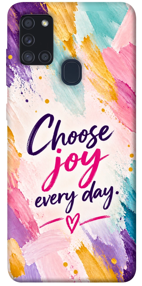 Чохол Choose joy everyday для Galaxy A21s (2020)